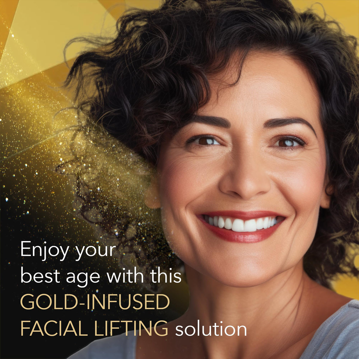 Cicatricure Gold Lift Dual Contour Eye & Lip Cream (0.5 oz) - Anti-Aging Treatment with Gold Peptides & Calcium