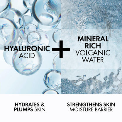 VICHY Mineral 89 Fortifying & Hydrating Daily Skin Booster,Pure Hyaluronic Acid Serum For Face,Plumps & Hydrates,Repairs Skin Barrier,Lightweight Moisturizing Gel,Fragrance Free-& Oil-Free,(Pack of 2)
