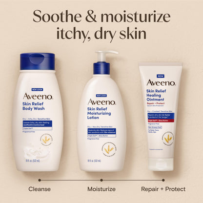 Aveeno Skin Relief Moisturizing Lotion 18 fl oz for Very Dry Sensitive Skin