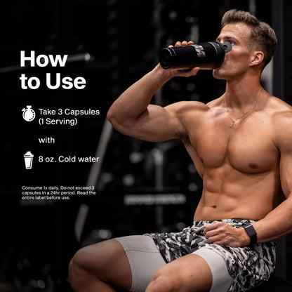 Thermogenic Testosterone Booster for Men - Muscle Growth, Energy & Stamina Support with Tribulus - MuscleTech AlphaTest Thermo (90 Pills)