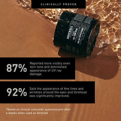 Brickell Men's Revitalizing Anti-Aging Cream For Men, Anti Wrinkle Night Face Cream To Reduce Fine Lines and Wrinkles, With Vitamin E, Jojoba Oil, and Hyaluronic Acid, 2 Ounce, Unscented