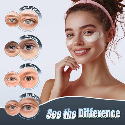 NAZANO White Under Eye Patches 60 Pack for Dark Circles & Puffiness