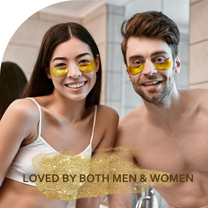 Taimand 24K Gold Under Eye Patches - 30 Pairs - Collagen Eye Mask for Dark Circles, Puffy Eyes & Wrinkles