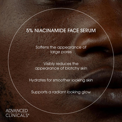 Advanced Clinicals 5% Niacinamide Serum - Barrier Support & Brightening (52ml)