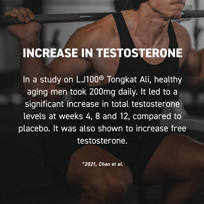 Testosterone Booster Capsules for Men & Women - LJ100 Tongkat Ali, KSM-66 Ashwagandha & Shilajit - Hormone & Performance Support - Kaged Test (60 Servings)