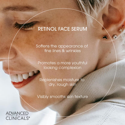 Advanced Clinicals 3PC Skincare Set - Vitamin C, Retinol & Hyaluronic Acid
