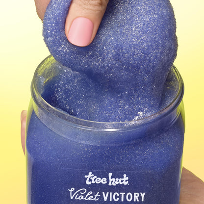 Tree Hut Violet Victory Shea Sugar Body Scrub 18 oz, Exfoliating & Hydrating