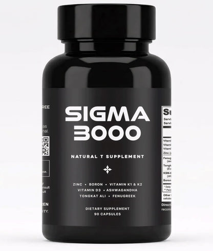 SIGMA 3000 testosterone booster men ashwagandha energy stamina muscle growth supplement capsules