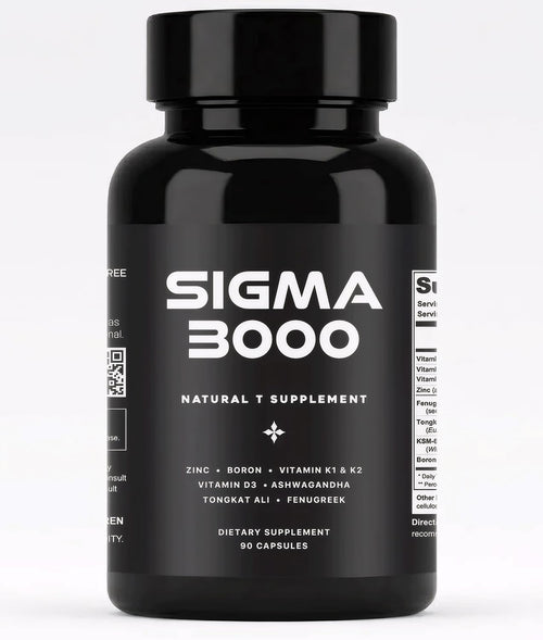 SIGMA 3000 testosterone booster men ashwagandha energy stamina muscle growth supplement capsules