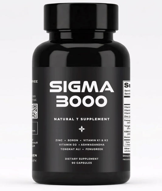 SIGMA 3000 testosterone booster men ashwagandha energy stamina muscle growth supplement capsules