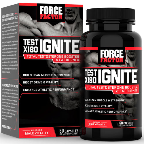 Testosterone booster supplement for men with Fenugreek seed and Green Tea extract supporting energy, lean muscle growth, strength and performance