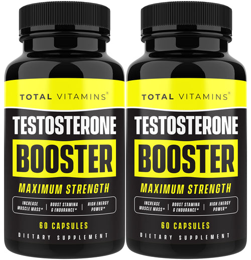 men testosterone booster capsules energy stamina muscle growth strength performance male enhancement supplement bottle