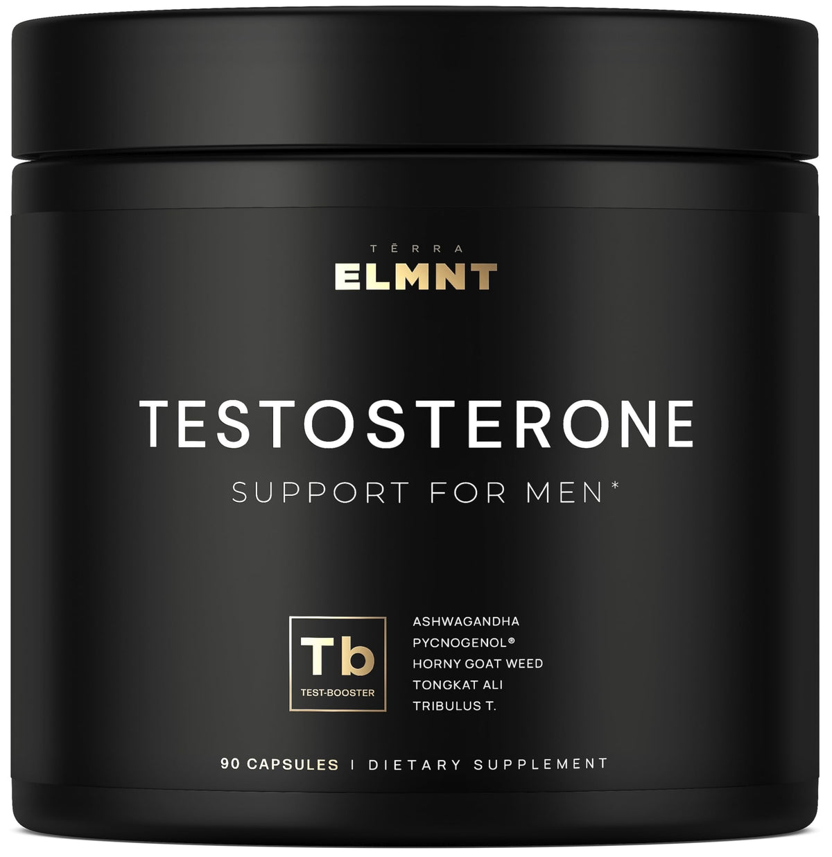 Total T testosterone booster for men 2,015mg 8X strength supplement with Ashwagandha Tongkat Ali Tribulus Pycnogenol muscle and libido support pills